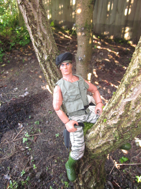 My Action Man posing in the garden    (Ackie88) IMG-1008