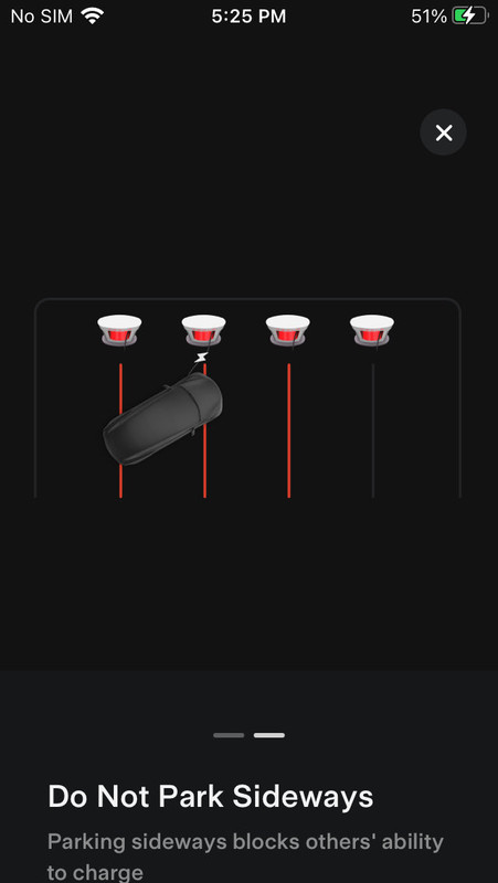 Supercharger garé en travers