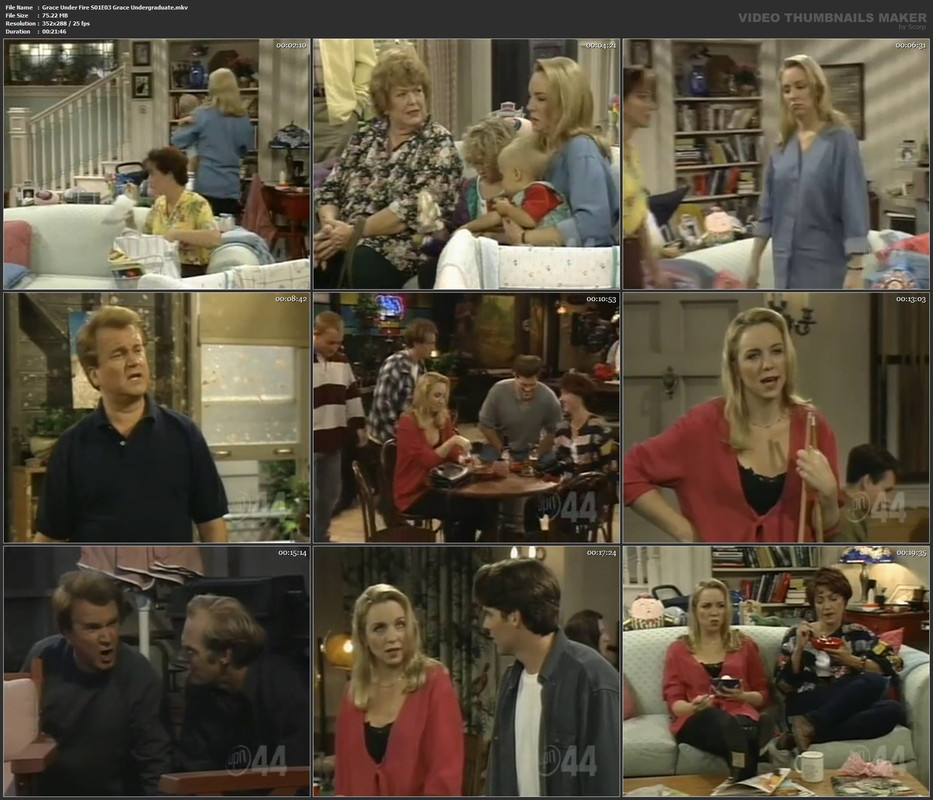 Grace Under Fire S01E03 Grace Undergraduate.mkv