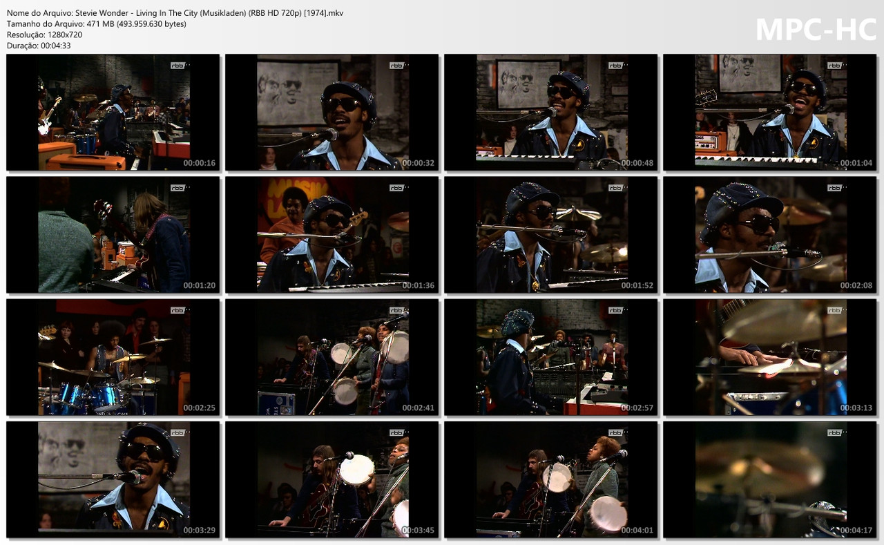 Stevie Wonder - Living In The City (Musikladen 10) (RBB HD 720p) [23.01.1974]