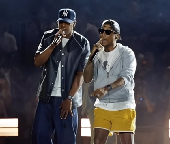 Jay-Z Celebrates ‘The Blueprint’ 25th Anniversary With Pharrell & Co. [Video]