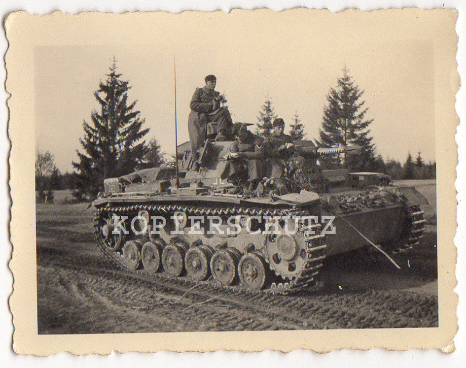 Original Detail Foto deutscher Panzer 2.WK (5) 1