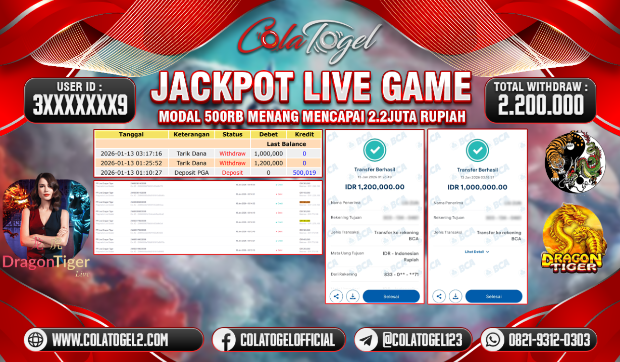 JACKPOT LIVE GAME!!