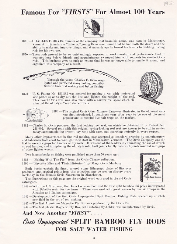 Catalog - 1950 page 3 (Orvis Firsts)