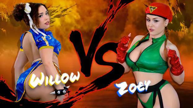 TeamSkeetSingles - Willow Ryder, Zoey Uso - Willow Ryder vs Zoey Uso! Fight! (Street Fighter Parody)