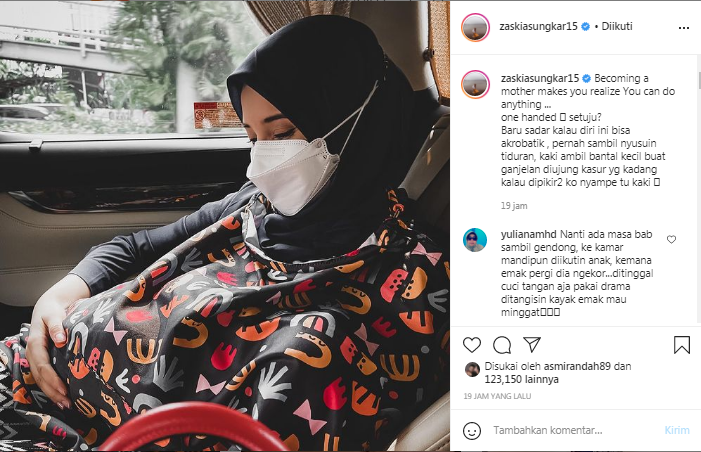 Zaskia Sungkar ceritakan pengalaman barunya setelah menjadi seorang ibu