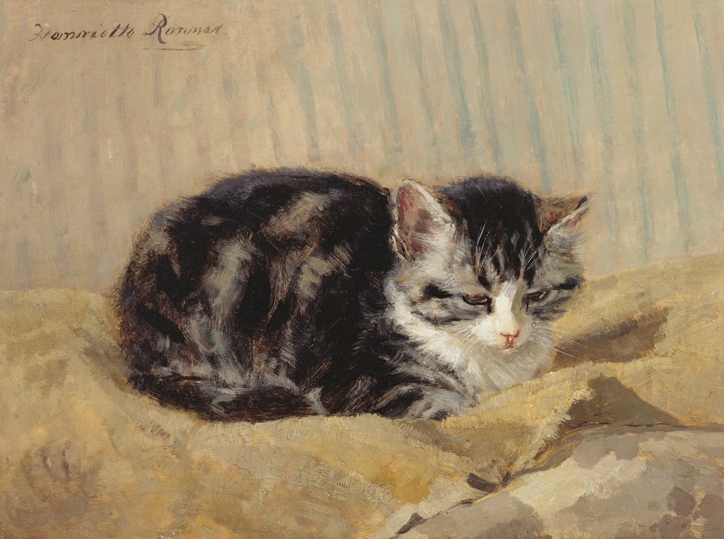 1-Henritte-Ronner-Knip-The-Tabby-Meister-Drucke-97661