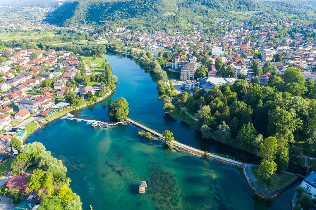 The Una River in Bihać