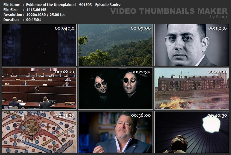 Evidence of the Unexplained - S01E03 - Episode 3.mkv