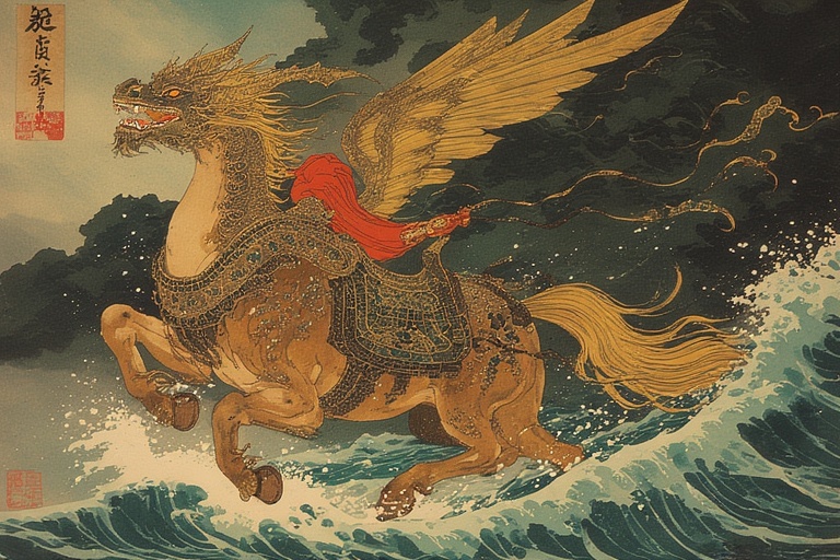 Arrival-of-Centaur-1987-Art-by-(10)