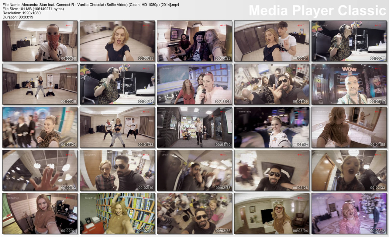 Alexandra Stan feat. Connect-R - Vanilla Chocolat (Selfie Video) (Clean, HD 1080p) [2014]