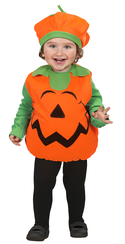 Infant Toddler Baby Boy Girl Halloween Pumpkin Costumes Kids Cute Cosplay Fancy Vest 3 PCS Outfit