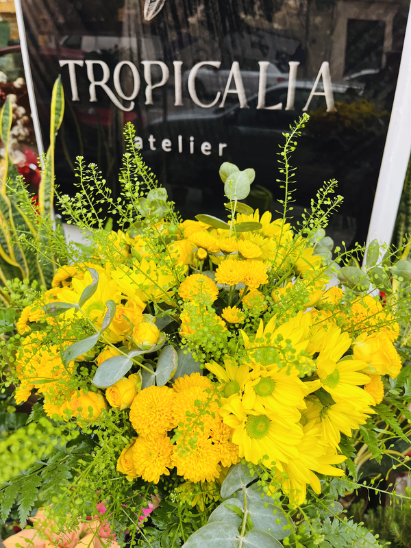 Ramo Variado Con Flores Amarillas