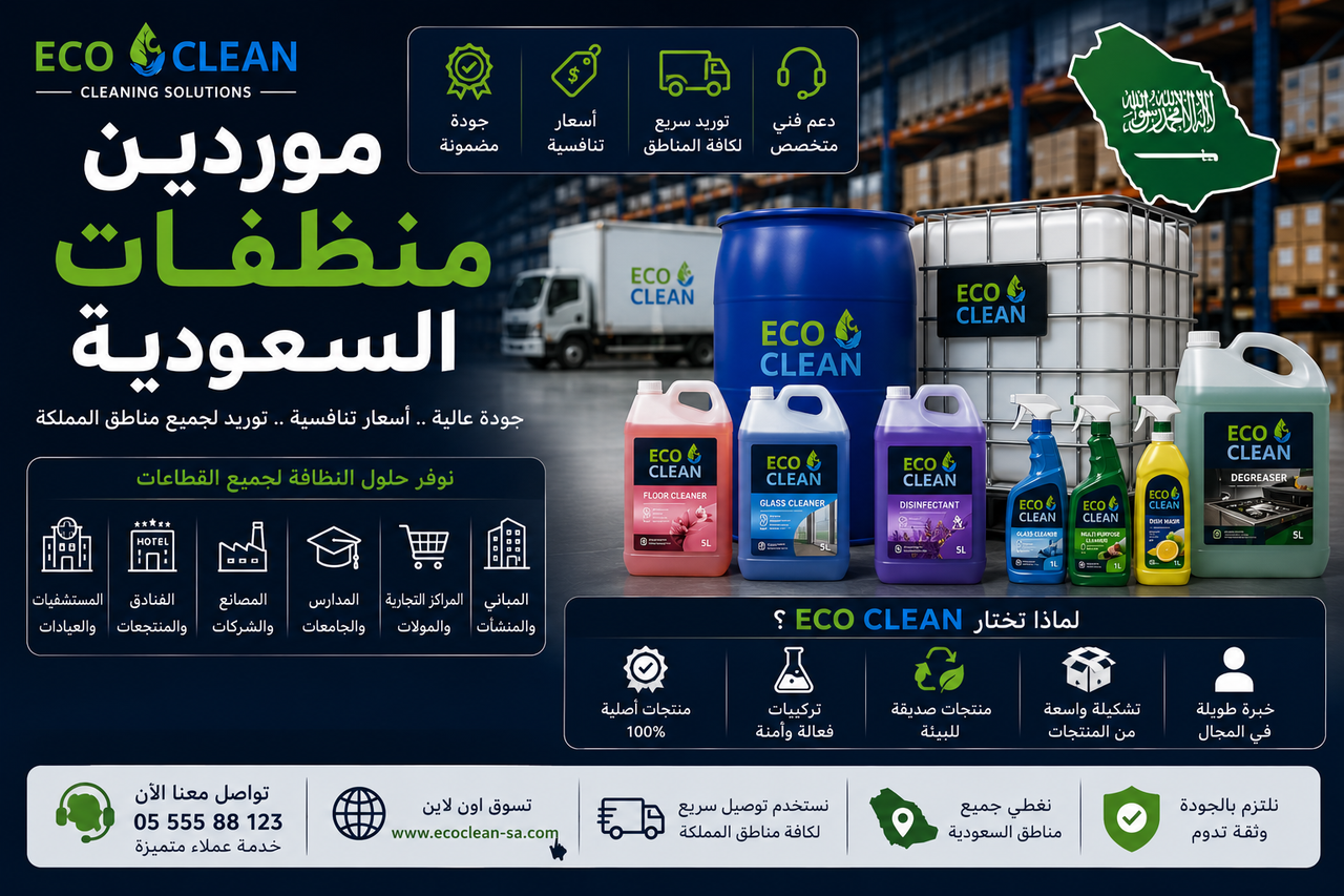 موردين منظفات السعودية