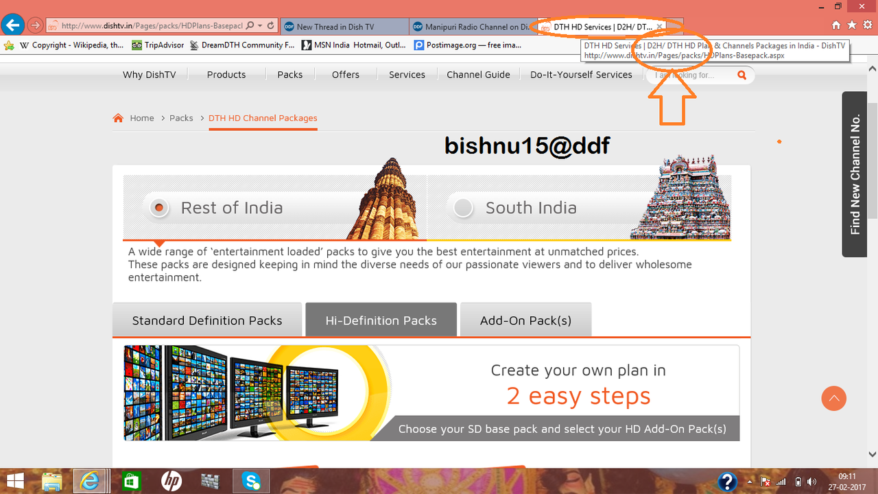 Dish and D2H
