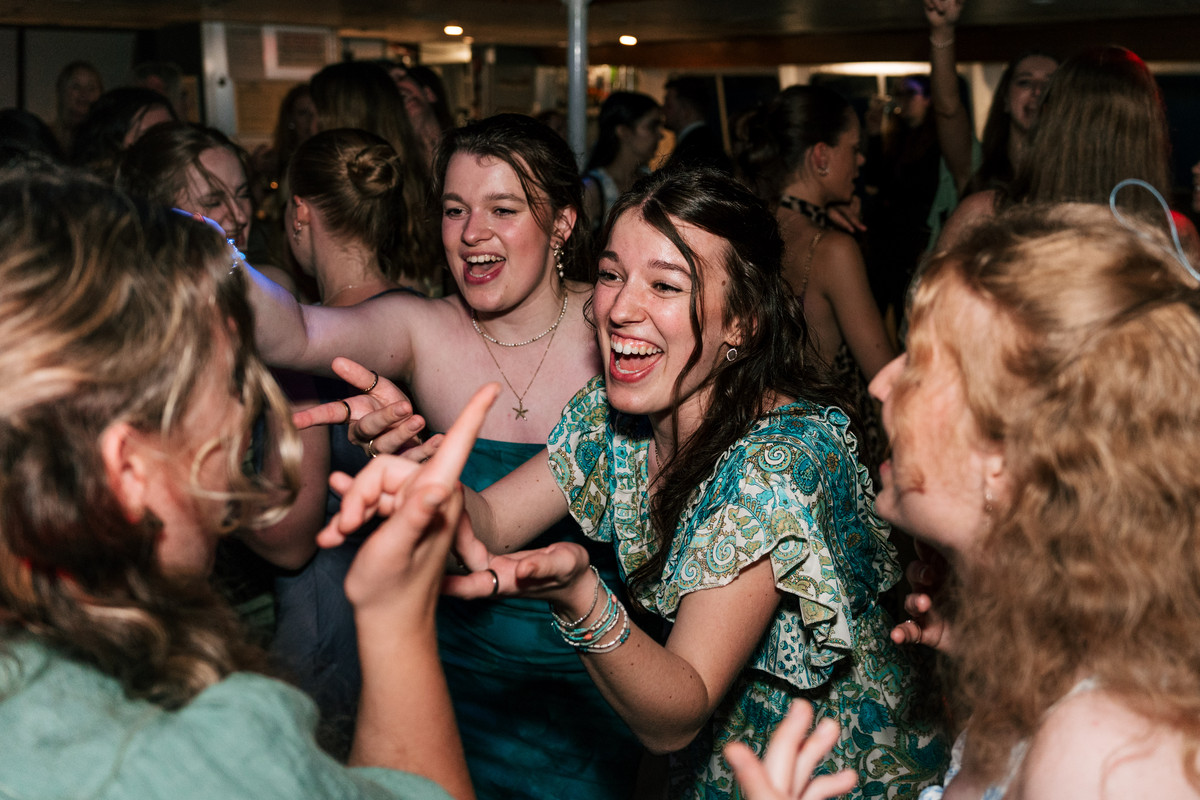 A crowd of people enjoying a live music event
