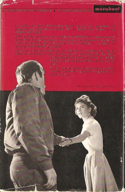 fureur de vivre verso