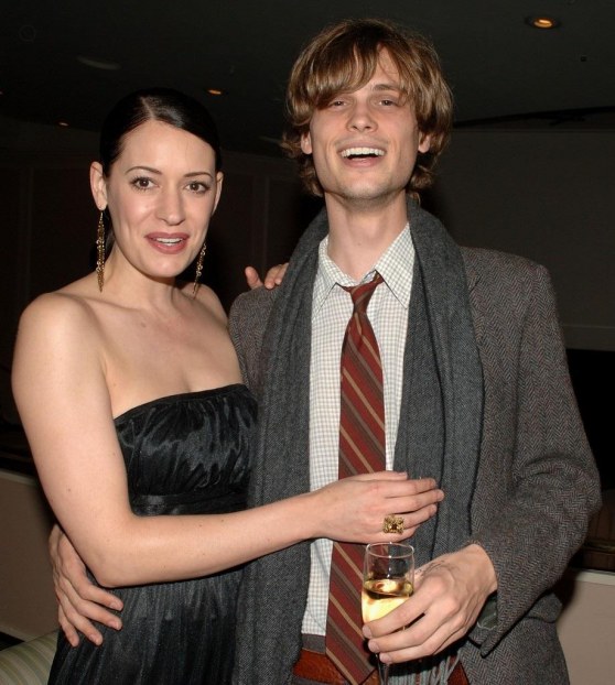 Paget Brewster with Fiancé Steve Damstra 