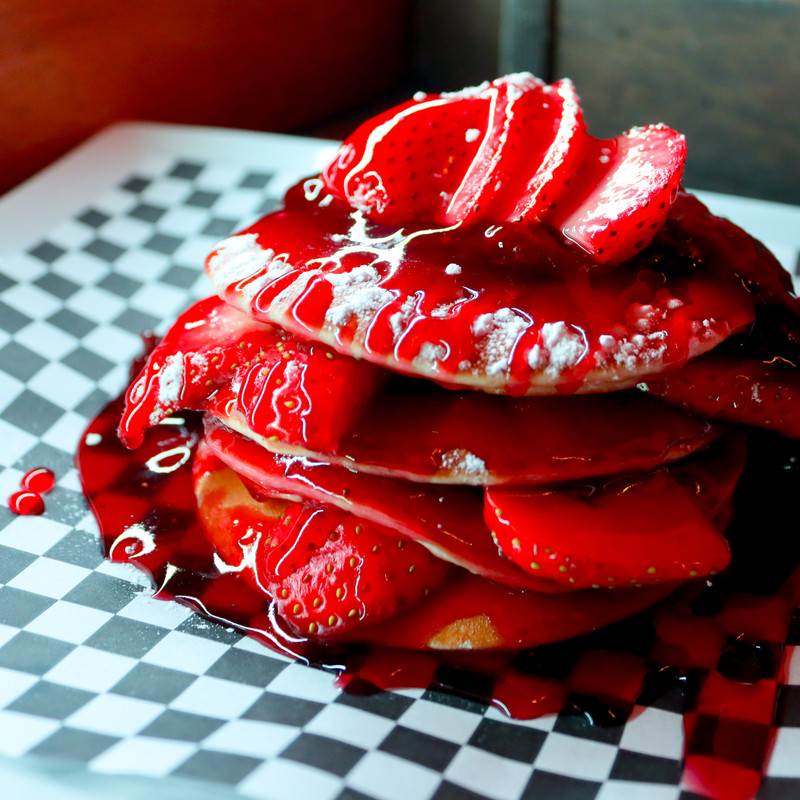 Pancakes strawberry