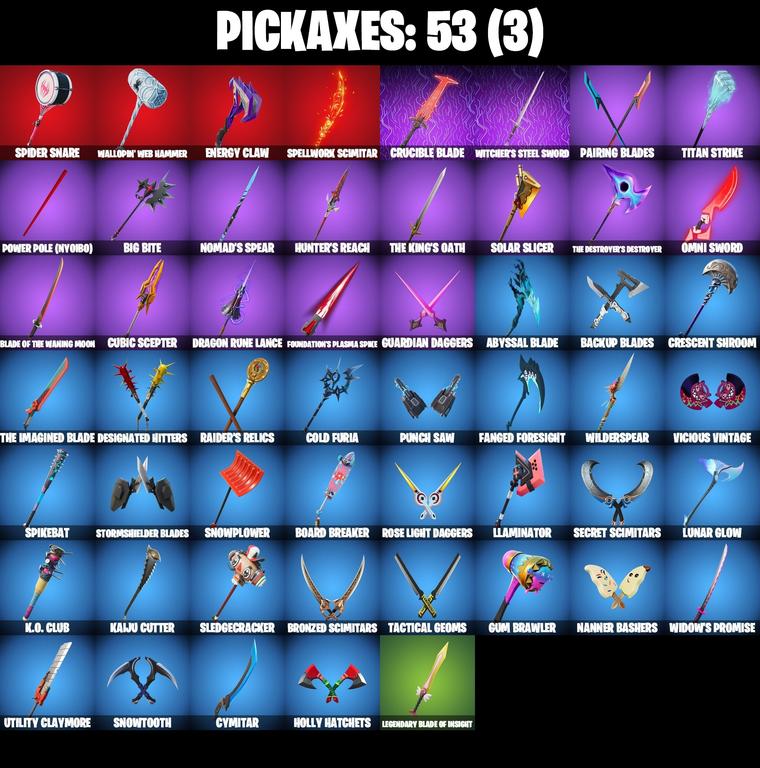 pickaxes comp