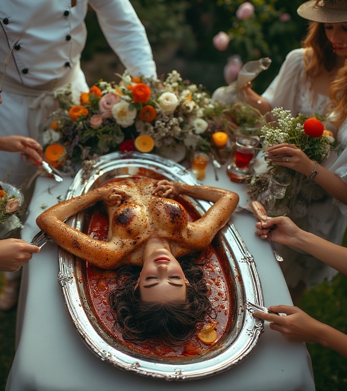 Garden wedding wom served Blackh 0 34