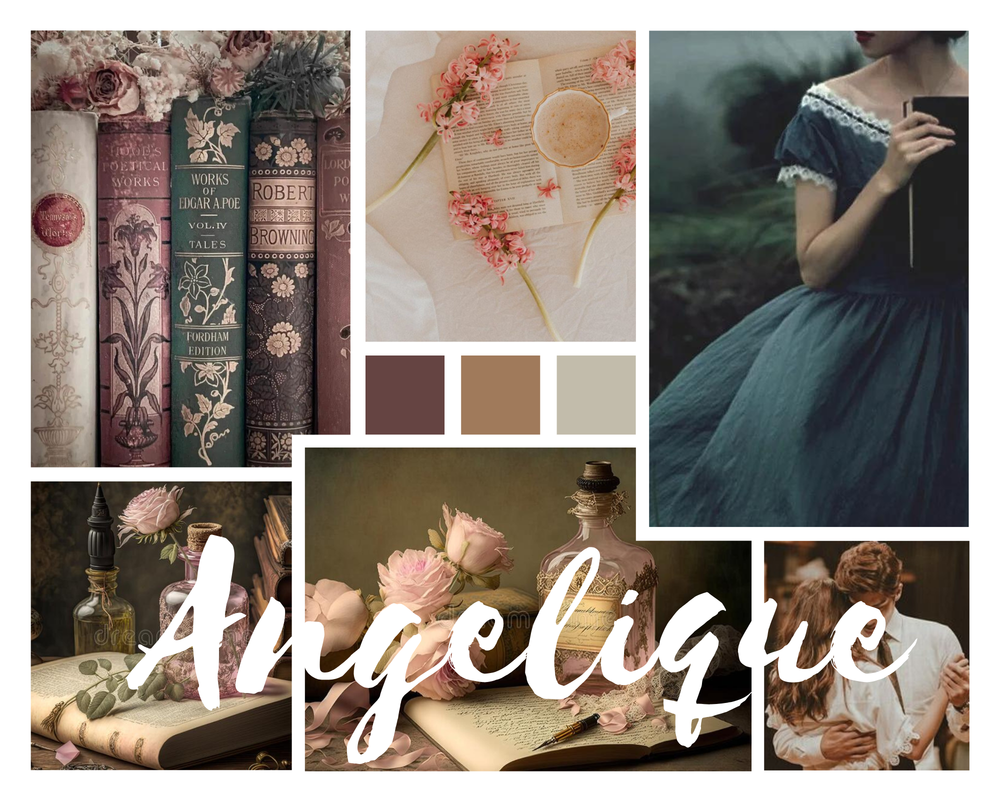 Beige Mood Board Photo Collage