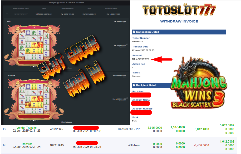 Bukti miayam77