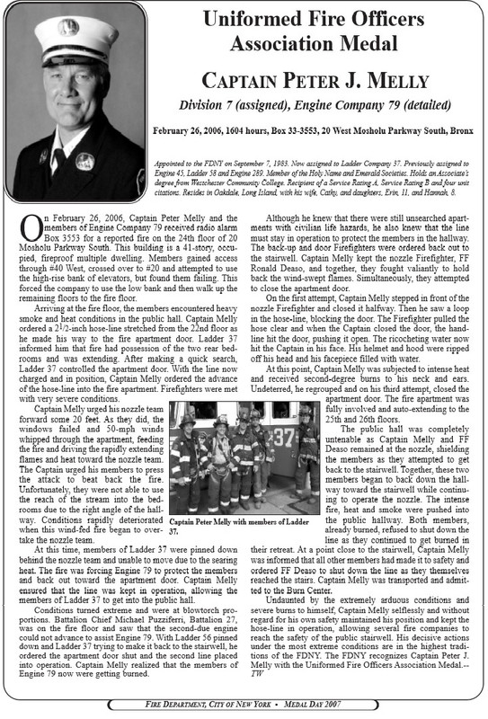 PETER J. MELLY CAPT. DIV. 7 (ASSIGNED) ENG. 79 (DETAILED) FEB. 2