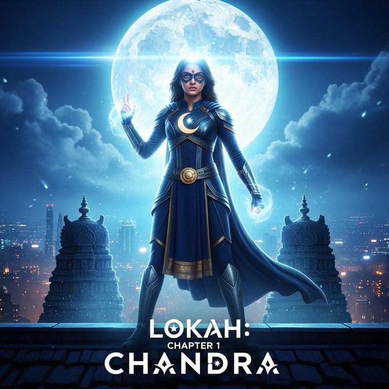Lokah Chapter 1 Malayalam Superhero Movie Poster