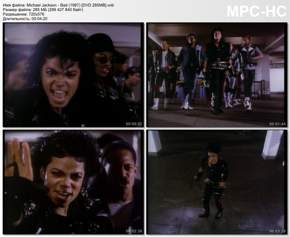 Michael Jackson - Bad (1987) [DVD 285MB]