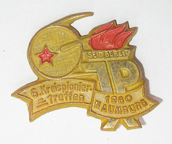 Знак 6-ой районный слет пионеров. Наумбург, 1960