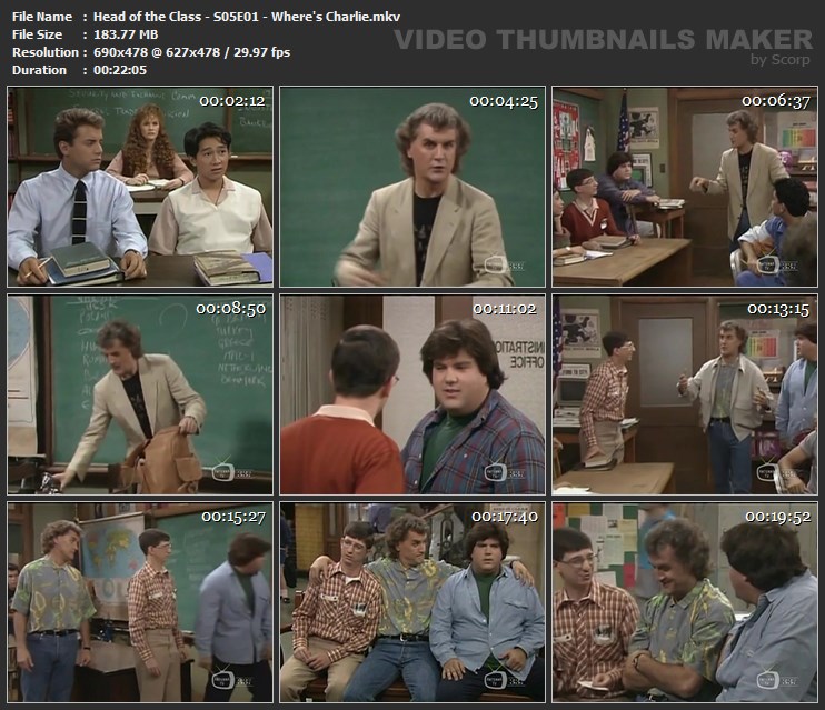 Head of the Class - S05E01 - Where's Charlie.mkv