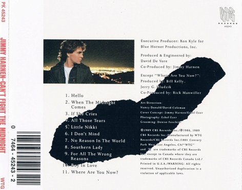 Jimmy Harnen - Can't Fight The Midnight (1989) Lossless
