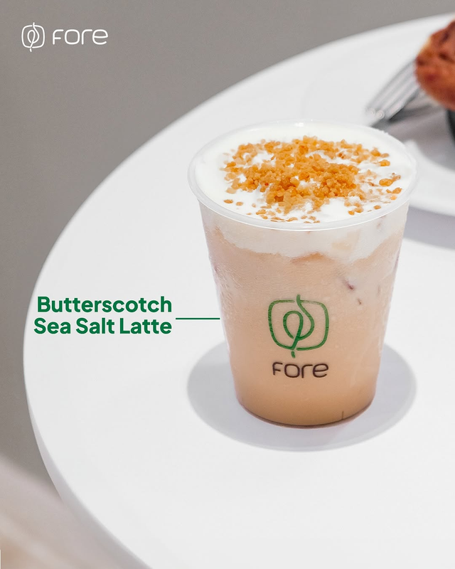 Iced Butterscotch Sea Salt Latte