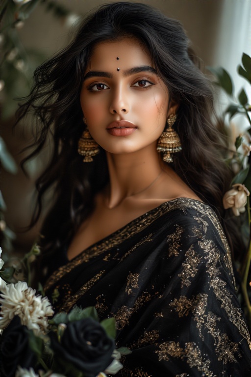 A-young-woman-with-flowing-dar-6