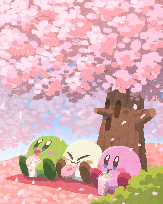 kirby-and-whispy-woods-kirby-drawn-by-mi