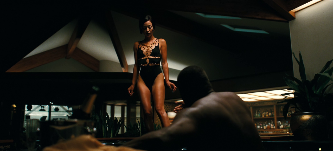 Alexa Demie looking stunning in a chic bikini during a sultry jacuzzi scene, hinting at her return as Maddy Perez in Euphoria Season 3.
