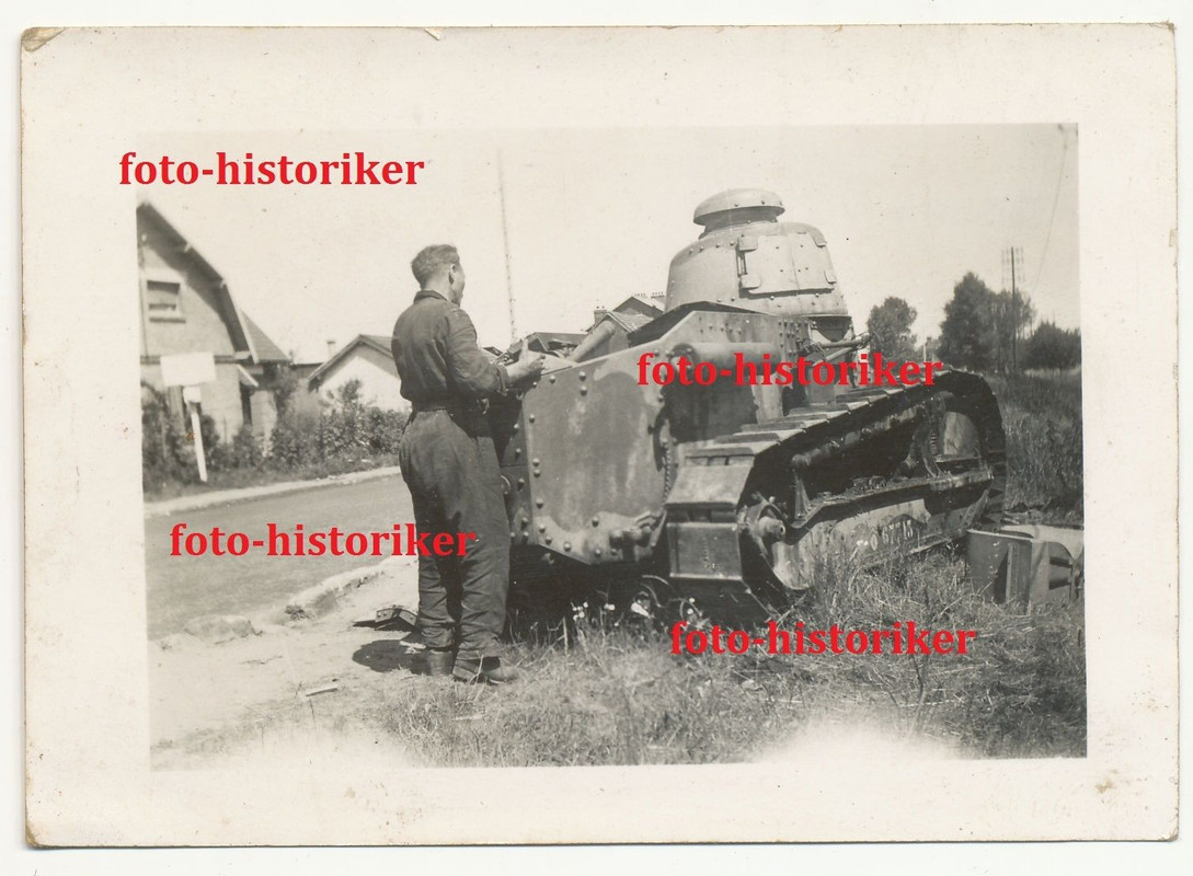französischer BEUTE Panzer FT-31 Renault FT Kenn