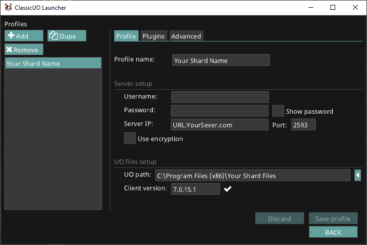 Classicuo Layout Installation · ClassicUO/ClassicUO Wiki · GitHub