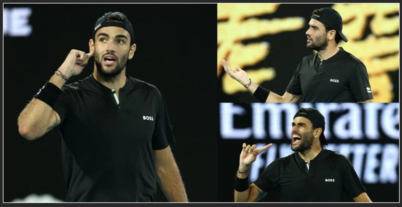 Berrettini esultanza polemica verso il pubblico Non vi sento