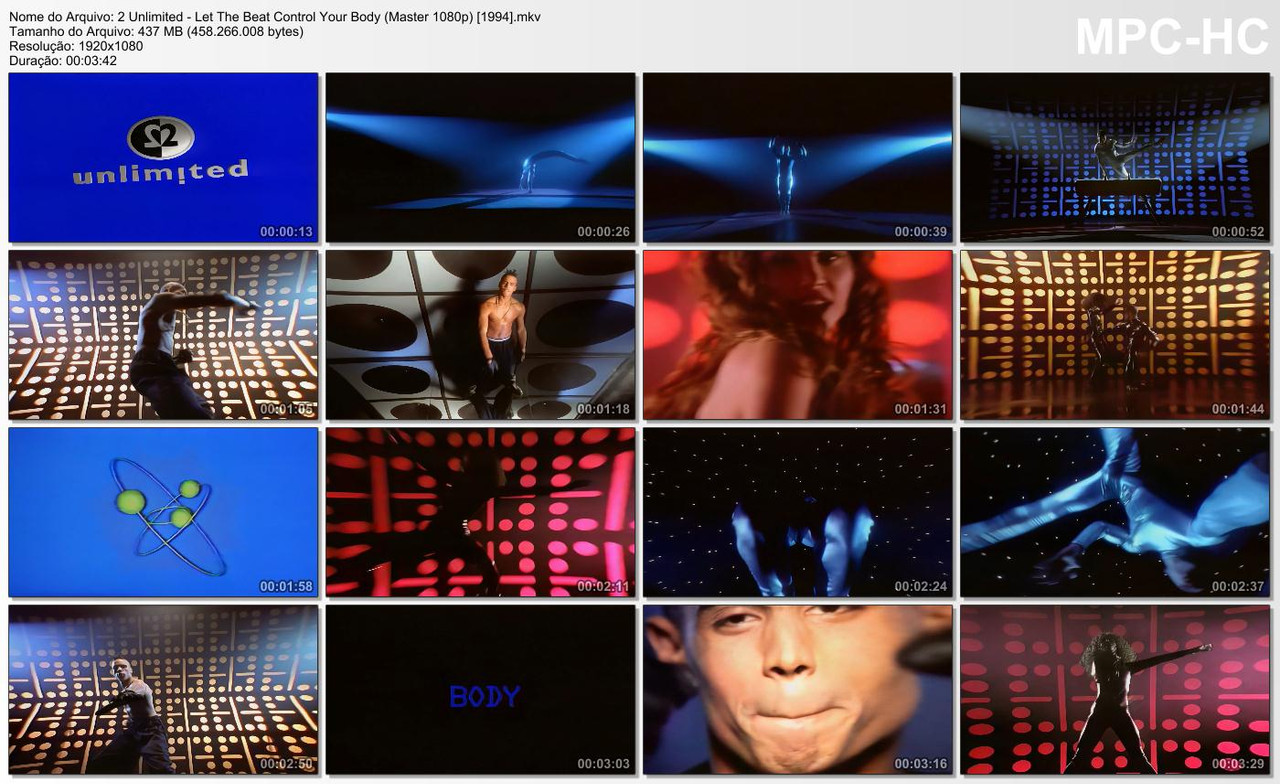 2 Unlimited - Let The Beat Control Your Body (Master 1080p) [1994]