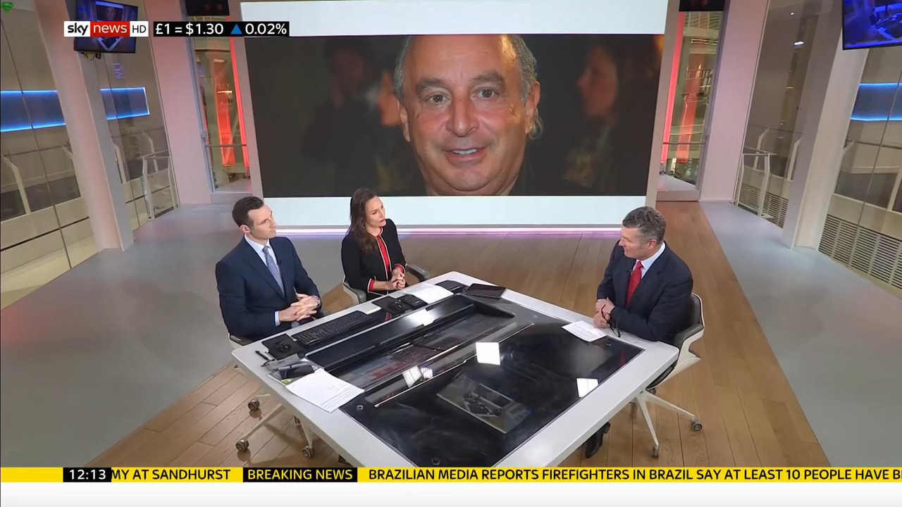08 February - 12.00.00 - Sky News. Colin Brazier and Jayne Secke
