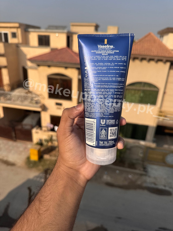 Vaseline Gluta Hya Overnight Radiance Repair serum burst lotion 200 ML - image 2