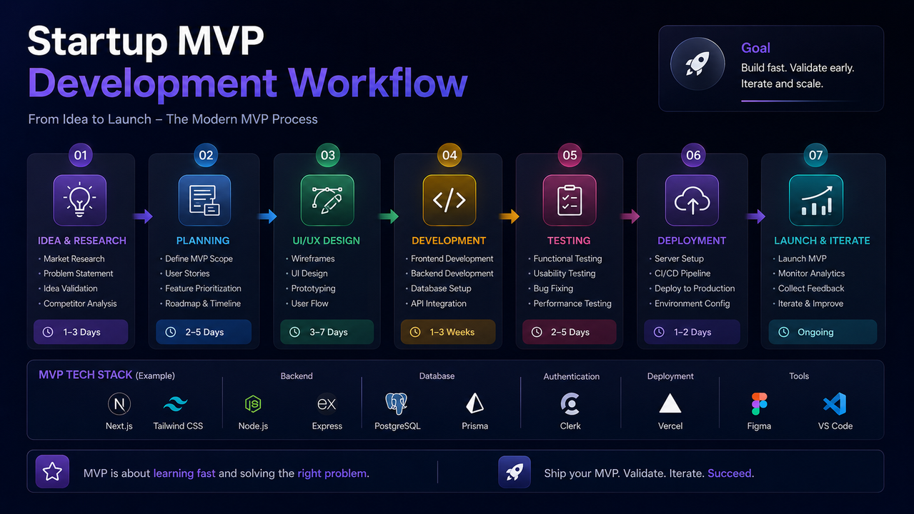 How Startups Build MVP Software Products Fast (2026 Guide) | AbuQitmirLabs