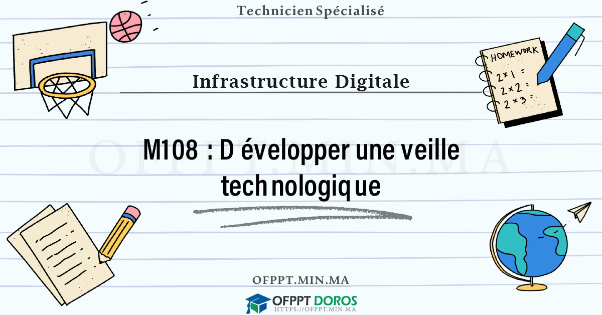 Sommaire détaillé du cours Développer une veille technologique M108 OFPPT - Structure du module