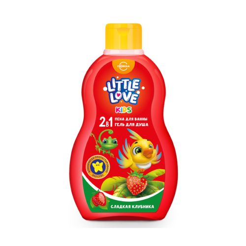 Пена для ванн Little love Сладкая Клубника, 420 мл