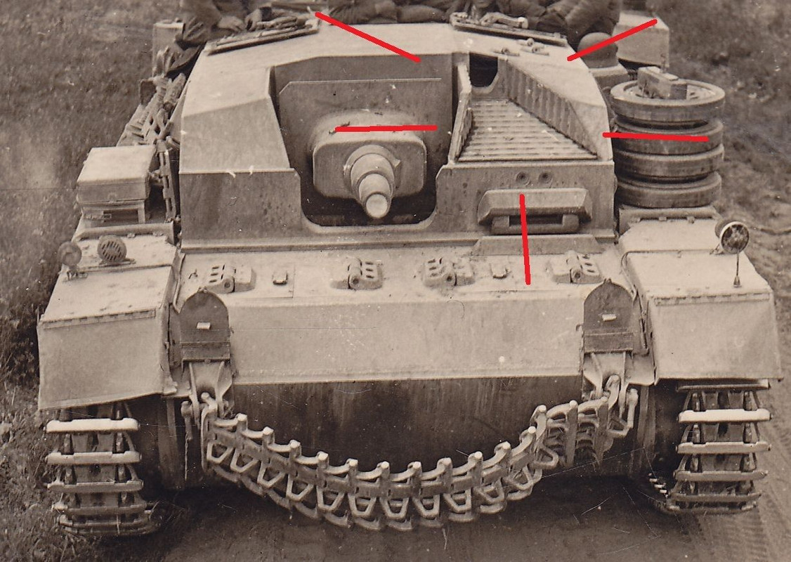 Sturmgeschütz STUG III mit ausgebauter Optik Ent