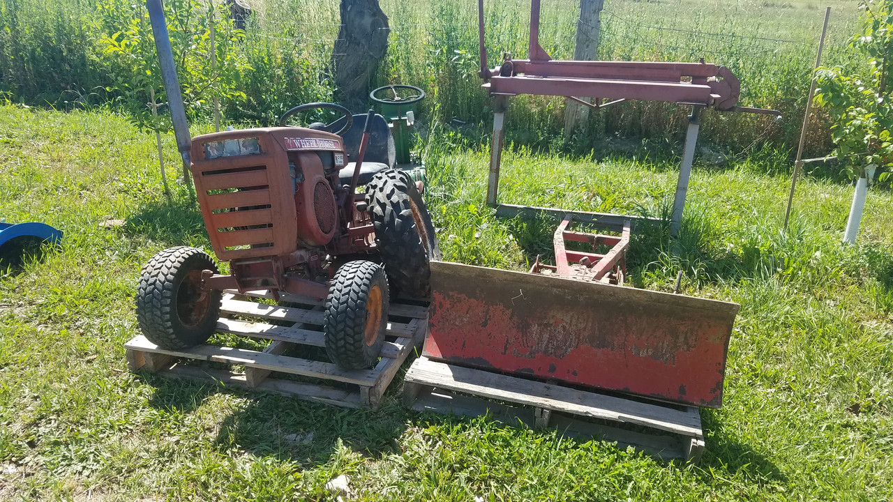 Wheel Horse C 100 Garden Tractor Revival Smokstak Antique