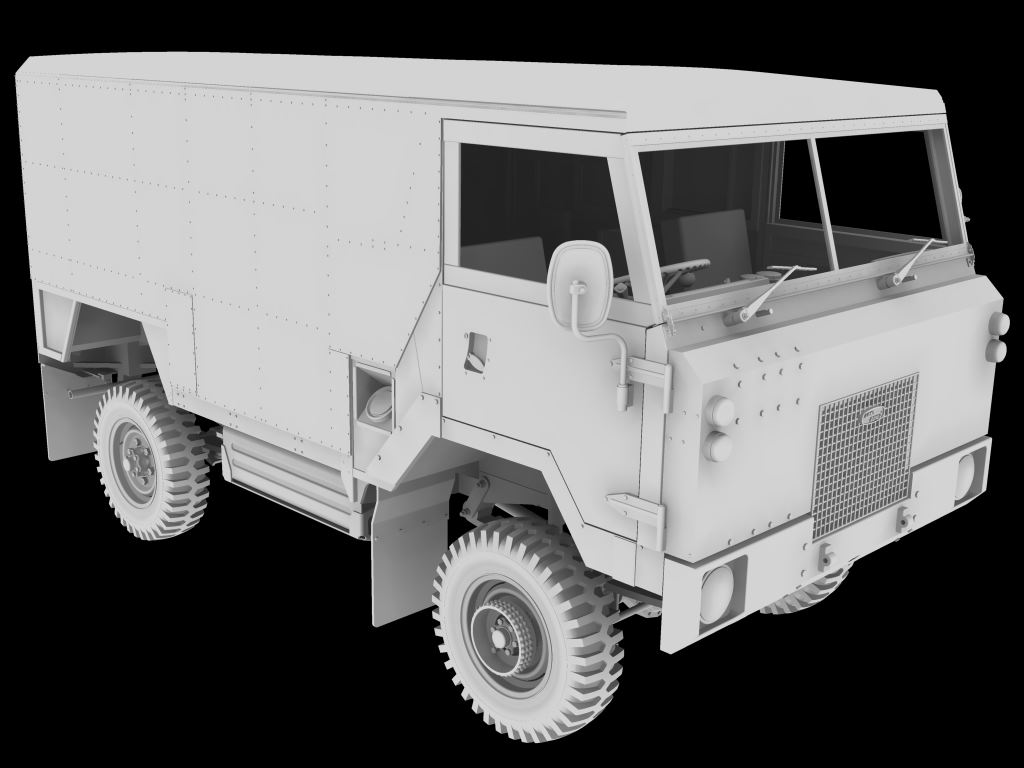 35th Scale Land Rovers Models Design for 3D Printing. - Work in ...