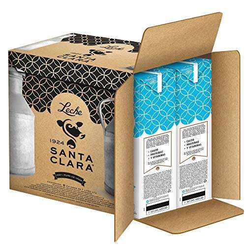 Amazon: Santa Clara 12 Pack Leche Light 1 Lt Cada Uno. 